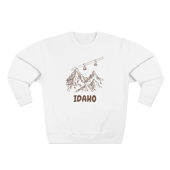 Premium Idaho Gondola Ski Mountain Sweatshirt