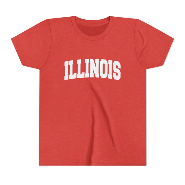 Illinois Youth Graphic Tee - Kids T Shirt
