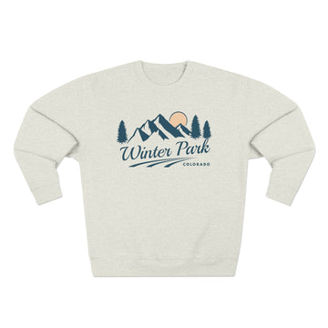 Buy oatmeal-heather Premium Winter Park, Colorado Sweatshirt - Unisex Sweatshirt