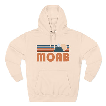 Moab, Utah Hoodie - Retro Mountain Unisex Sweatshirt
