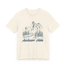 Jackson Hole, Wyoming Graphic Tee - Mountain Illustration Jackson Hole T Shirt-14