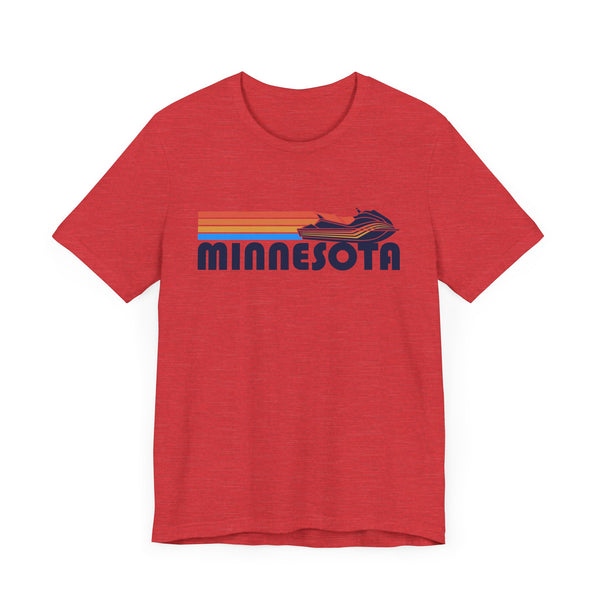 Milwaukee, Minnesota T Shirt - Retro Jetski PWC Graphic Tee