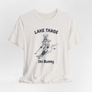 Lake Tahoe, California Ski Bunny T‑Shirt — Retro Skiing Graphic Tee-9