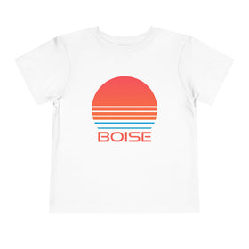 Boise, Idaho Toddler T-Shirt - Retro 80s Toddler Boise Shirt