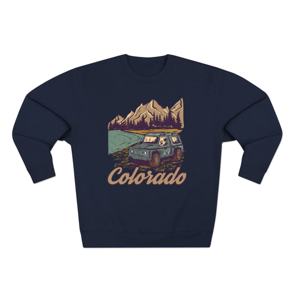 Premium Colorado Sweatshirt - Unisex Mountain Sweatshirt