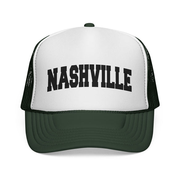 Nashville, Tennessee Collegiate Style Trucker Hat
