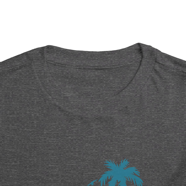 Carmel by the Sea, California Toddler T-Shirt - Retro Palm Tree Toddler Carmel by the Sea Shirt