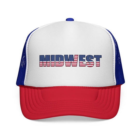 Midwest Stars and Stripes Trucker Hat | Vintage Americana