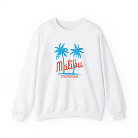 Malibu, California Sweatshirt - Unisex Crewneck Malibu Sweatshirt