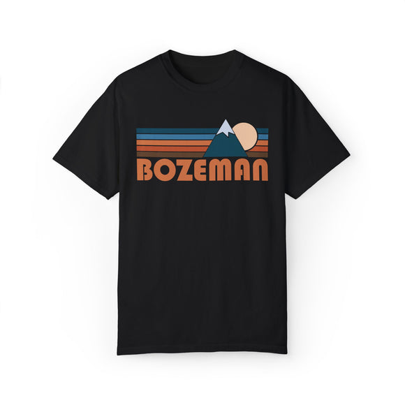 Bozeman, Montana Graphic Tee, Comfort Colors Retro Unisex Bozeman T shirt, Mountain Adventure Shirt