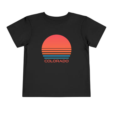 Buy black Colorado Toddler T-Shirt - Retro 80s Unisex Toddler Colorado Shirt