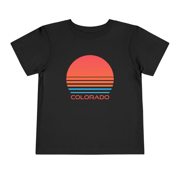 Colorado Toddler T-Shirt - Retro 80s Unisex Toddler Colorado Shirt