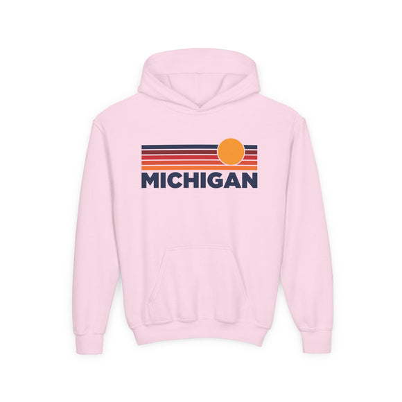 Michigan Youth Hoodie - Kids Michigan Hooded Sweatshirt