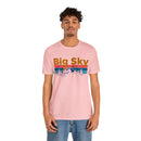 Big Sky, Montana Shirt - Mountain Sunset Unisex Big Sky T-Shirt-90