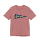 Lassen Volcanic National Park Pennant T-Shirt — Vintage Camp Flag Tee-3