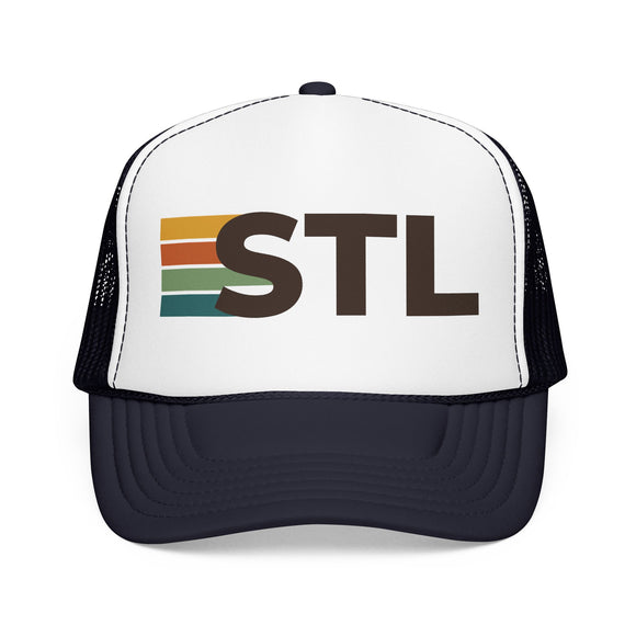 St. Louis, Missouri Trucker Hat - STL Abbr retro cap
