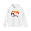 Stowe, Vermont Hoodie - Retro Ombre Unisex Stowe Hoodie Sweatshirt-4