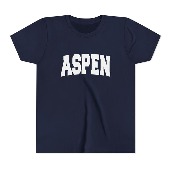 Aspen, Colorado Youth Graphic Tee - Kids Aspen T Shirt