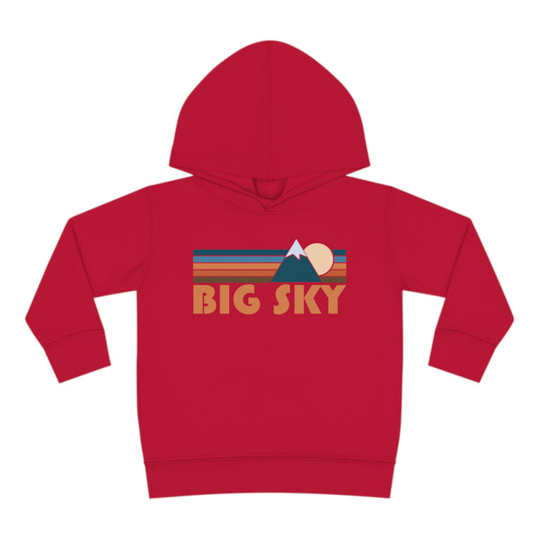 Big Sky, California Toddler Hoodie - Unisex Big Sky Toddler Sweatshirt