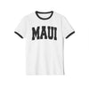Maui, Hawaii Cotton Ringer Graphic Tee - Unisex Maui T Shirt, Vintage Style Tee, Men's/Women's Tee