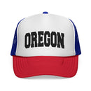 Oregon Retro Collegiate Style Trucker Hat-1