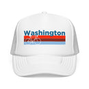 Washington Trucker Hat - Foam Washington Bike Cap-3