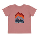 Sun Valley, Idaho Toddler T-Shirt - Retro Palm Tree Toddler Sun Valley Shirt-1