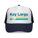 Key Largo, Florida Retro Sailboat Trucker Hat-2