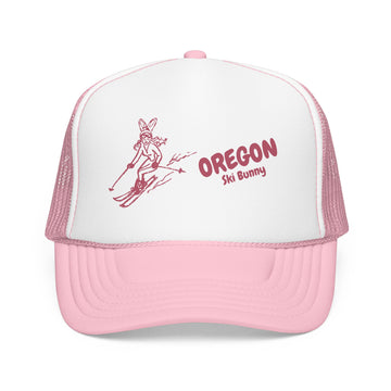 Buy light-pink-white Oregon Ski Bunny Foam Trucker Hat