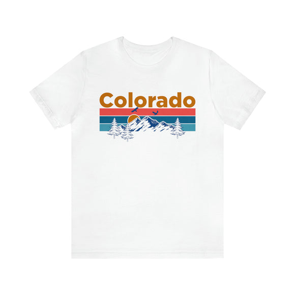 Colorado T-Shirt - Mountain Sunset Unisex Colorado Shirt