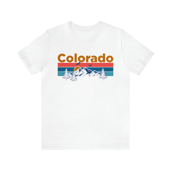 Colorado T-Shirt - Mountain Sunset Unisex Colorado Shirt