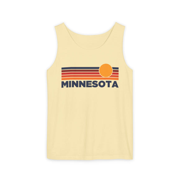 Minnesota Retro Sunstripe Tank Top | Comfort Colors - 100% Cotton