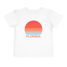 Florida Toddler T-Shirt - Retro 80s Unisex Toddler Florida Shirt