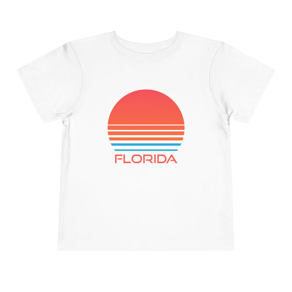 Florida Toddler T-Shirt - Retro 80s Unisex Toddler Florida Shirt