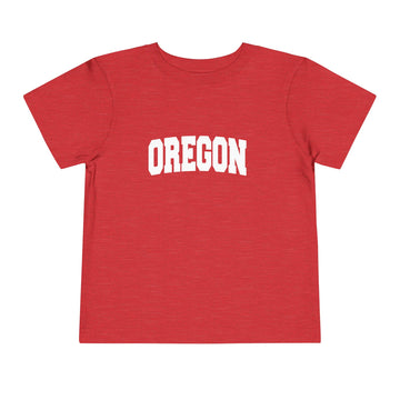 Buy heather-red Oregon Toddler Graphic Tee - Kids Oregon Vacation Shirt