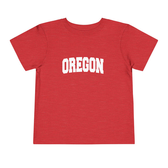 Oregon Toddler Graphic Tee - Kids Oregon Vacation Shirt