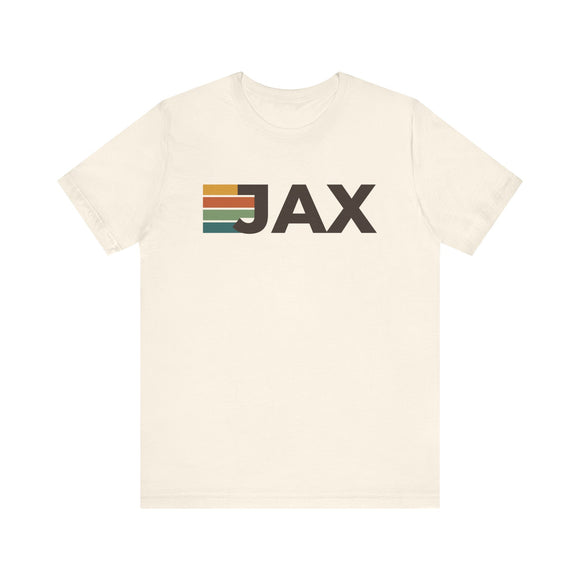 Jacksonville, Florida tee - JAX t shirt retro stripes
