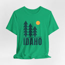 Idaho T Shirt - Retro Trees Idaho Tee-11