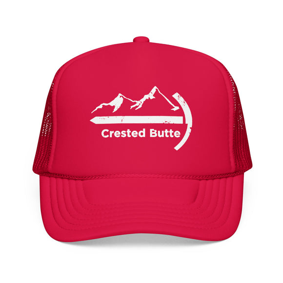 Crested Butte, Colorado Trucker Hat - Foam Crested Butte Cap
