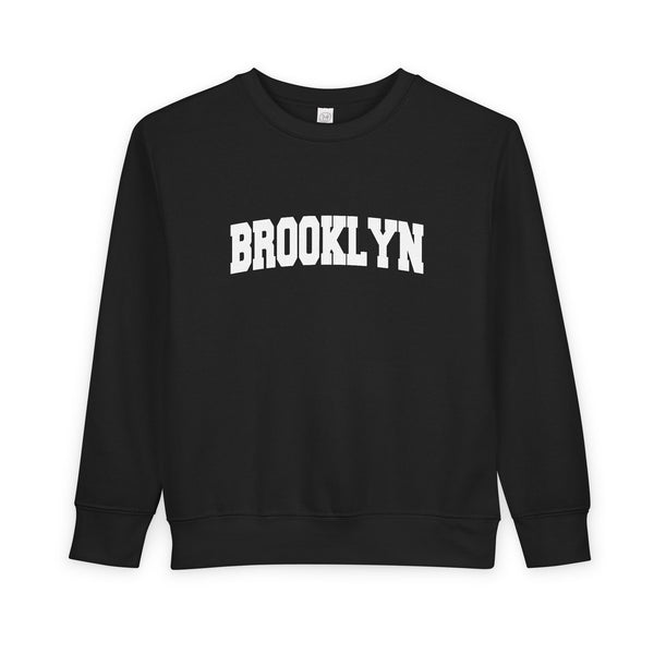 Brooklyn, New York Toddler Sweatshirt - Brooklyn Toddler Crewneck Sweatshirt