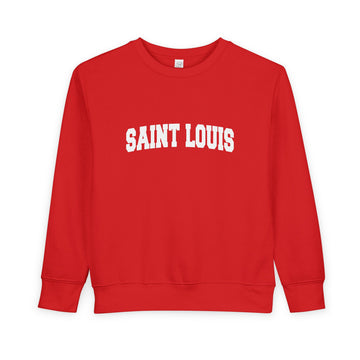 Buy red St Louis, Missouri Sweatshirt - St Louis Toddler Crewneck Sweatshirt