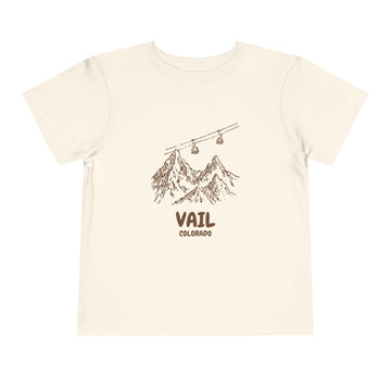 Vail, Colorado Toddler T-Shirt — Vintage Gondola Ski Mountain Tee