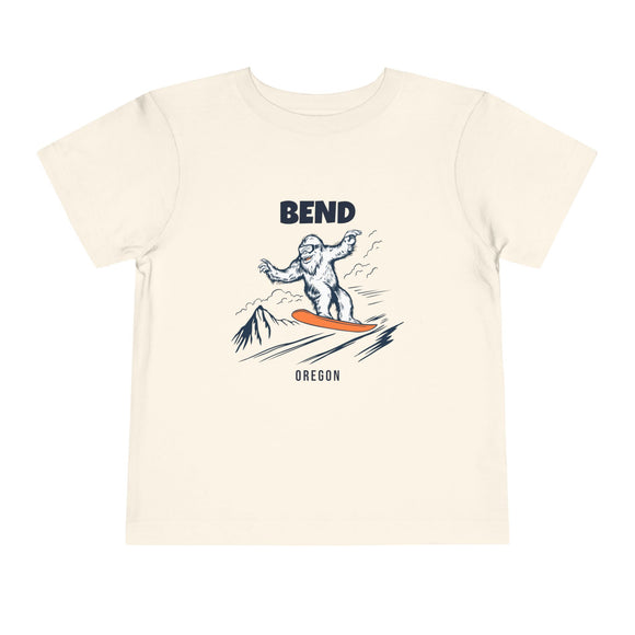 Bend, Oregon Yeti Snowboard Toddler Tee
