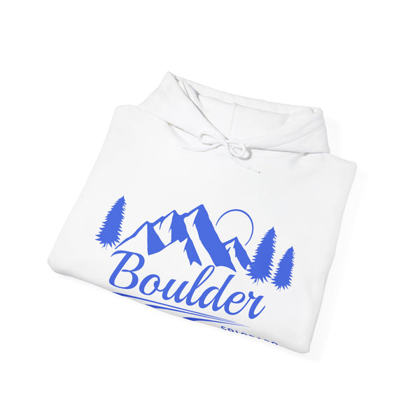 Boulder, Colorado Hoodie - Unisex Mountain Boulder Hoodie Sweatshirt