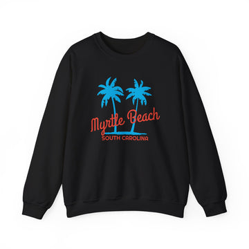 Buy black Myrtle Beach, South Carolina Sweatshirt - Unisex Crewneck Myrtle Beach Sweatshirt