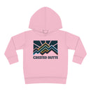 Crested Butte, Colorado Toddler Hoodie - Unisex Crested Butte, Colorado Toddler Sweatshirt-4