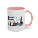 Snowmass, Colorado Retro Snow Skiing Mountain 11 oz Mug, Ski Lodge Decor Coffee Cup, Mountain Gondola  Lover Gift, Retro Skiing Mug-11