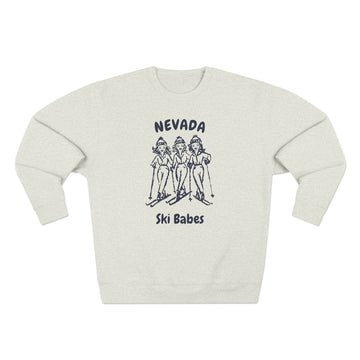 Premium Nevada Ski Babes Sweatshirt