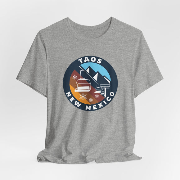 Taos, New Mexico T Shirt - Retro Ski Lift Tee
