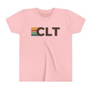 Charlotte, North Carolina Youth Tee - CLT T Shirt-5
